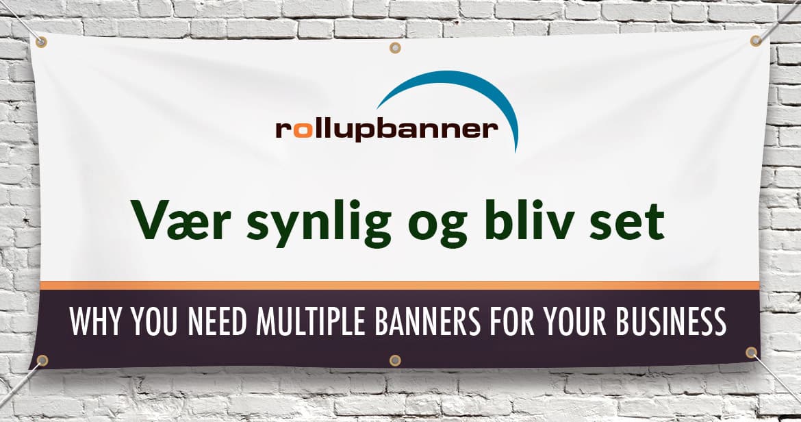 Facadebanner og hegnbanner giver synlighed uden uforudsete udgifter